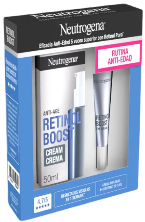 Neutrogena Retinol Boost Crème Anti-Âge 50 ml + Contour des Yeux 15 ml