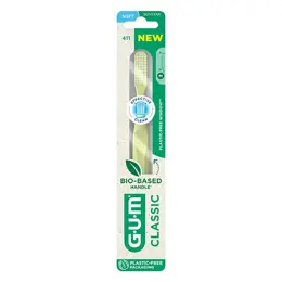 Gum Brosse à Dents N°411 Classic Souple Grande Tête