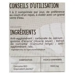 Nutrisanté Vitavea Les Nutri'Sentiels Bio Curcuma 30 comprimés