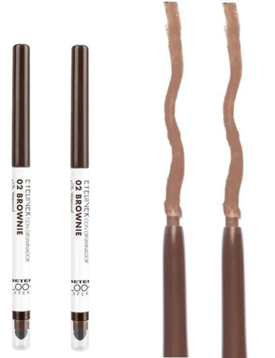 Beter LookExpert Eyeliner Brownie Velvet Effect 2 Einheiten