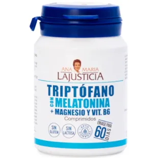 Ana Maria Lajusticia Tryptophan + Melatonin + Magnesium and Vit. B6 60 Tablets