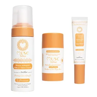 Musk Intimate Perfumed Ritual Amber Flower - Deodorante, Gel, Schiuma