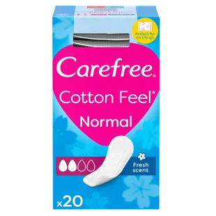 Carefree Plus Large Fresh Scent Panty Liners 20 units