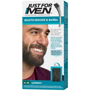 Just For Men Mustache, beard and sideburns to the male Color Moreno