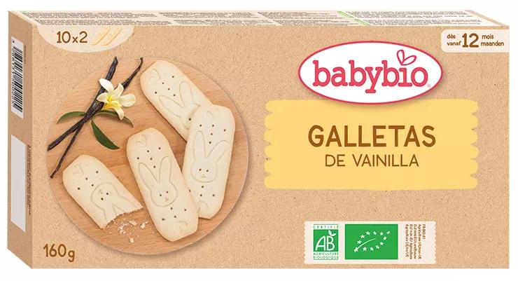 Babybio Galletas Crecimiento Vainilla +12m 160 gr