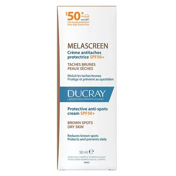 Ducray Melascreen Crème Antitaches Protectrice SPF50+ 50 ml