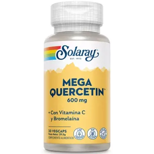 Solaray Mega Quercetin 600 mg 30 Vegetable Capsules