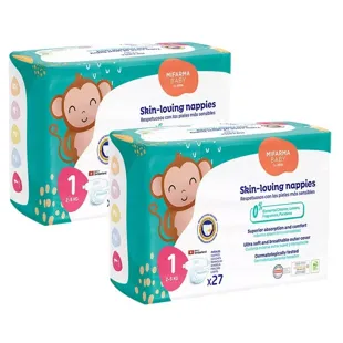 Mifarma Fraldas Recém-nascidos Bebé T1 (2-5 kg) 2x27 unidades