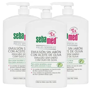 Emulsão Sebamed sem Sabonete com Azeite 3x1 L