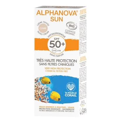Alphanova Sun Protector Solar Facial SPF50+ Color Hipoalergénico  50 ml