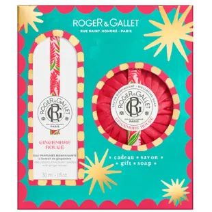 Roger&amp;Gallet Gingembre Rouge Scented Water 30 ml + Scented Soap 100 gr