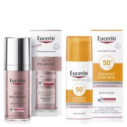 Eucerin Anti-Pigment Sérum Duo 30ml + Sun Pigment Control Fluide SPF 50+ 50ml - Duo Anti-Taches Brunes