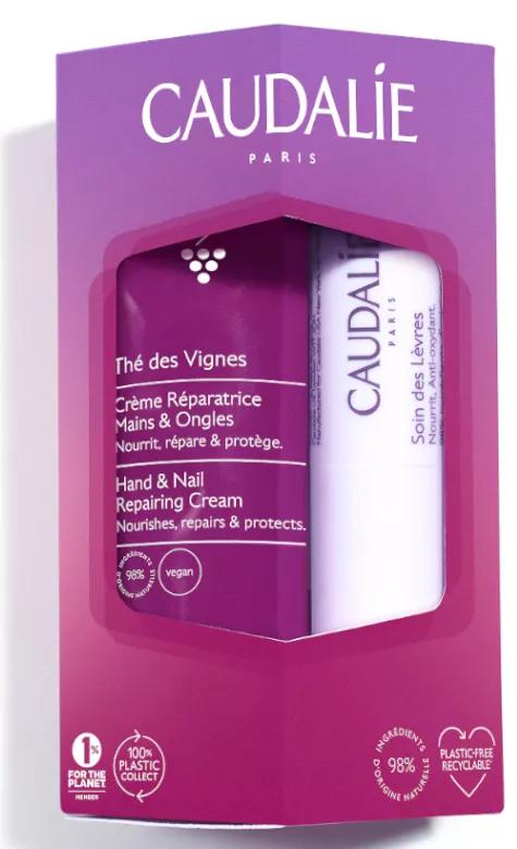 Caudalie Thé de vignes Hand- und Lippencreme