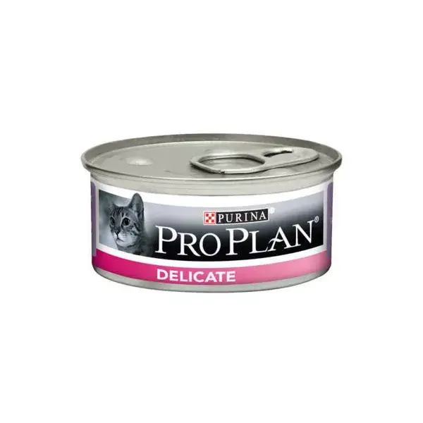 Purina Proplan Delicate Chat Barquette Dinde Lot de 24 x 85g