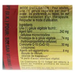 Solgar CoQ-10 30mg 30 gélules végétales