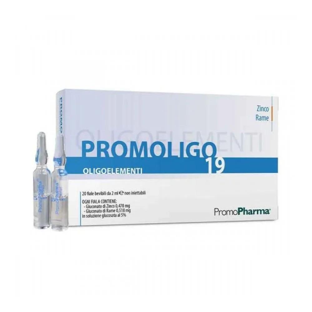 Promoligo 19 Zinco E Rame Oligoelementi 20 Fiale da 2 ml