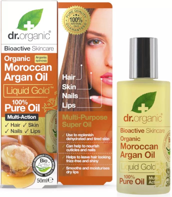 Dr. Organic Aceite Puro de Aceite de Argán Marroquí 50 ml