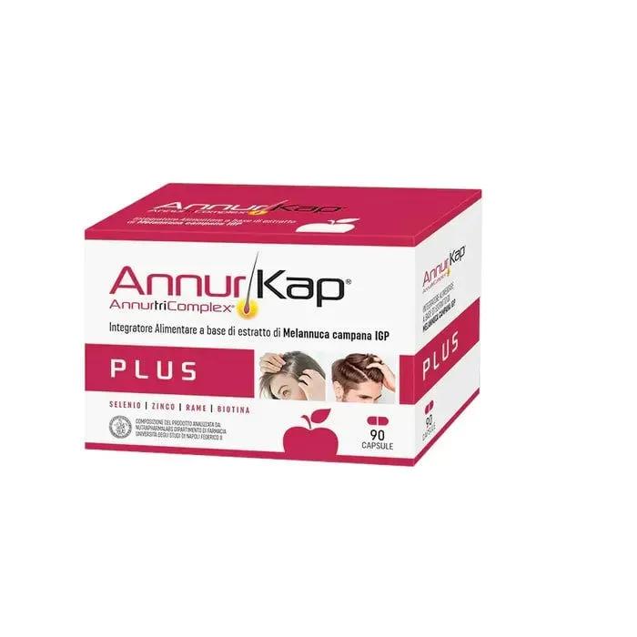 AnnurKap Plus Trattamento Anticaduta Integratore Capelli 90 Capsule