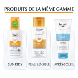 Eucerin Sun Sensitive Protect Kids Gel-Crème Toucher Sec SPF50+ 200ml