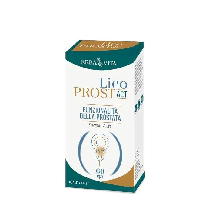 Erba Vita Licoprost Act Integratore Benessere Prostata 60 Capsule