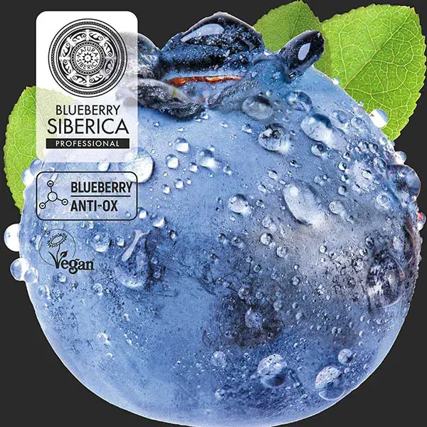 Natura Siberica Blueberry Siberica Disques Exfoliants anti-oxydants 20 unités