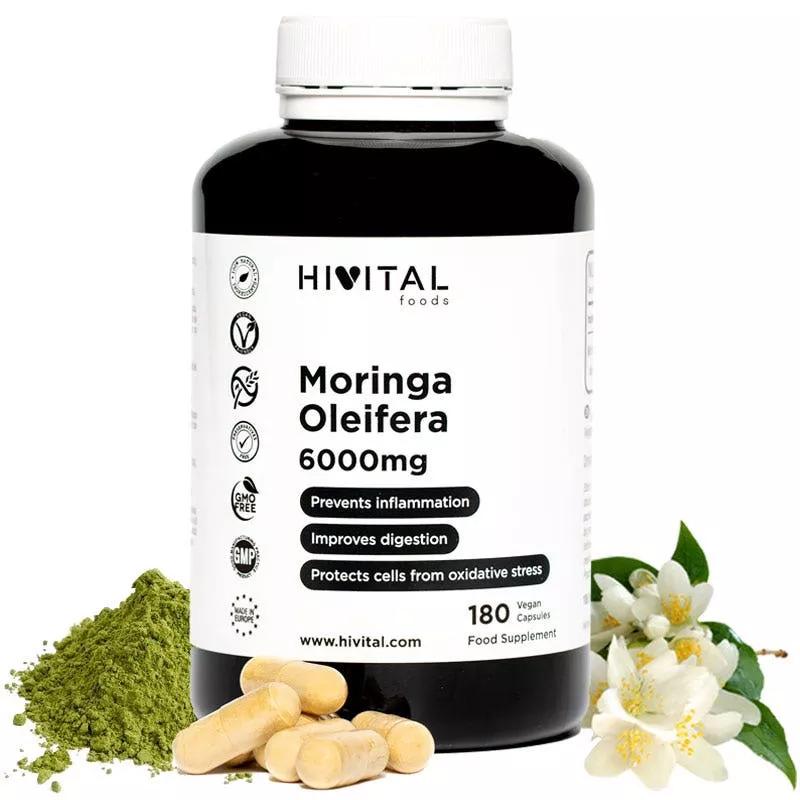 Hivital Moringa Oleífera 6000 mg 180 Cápsulas