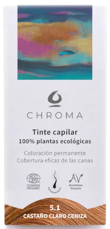 Chroma Natural Haarfarbe Hellbraun Asche 5,1 500 gr