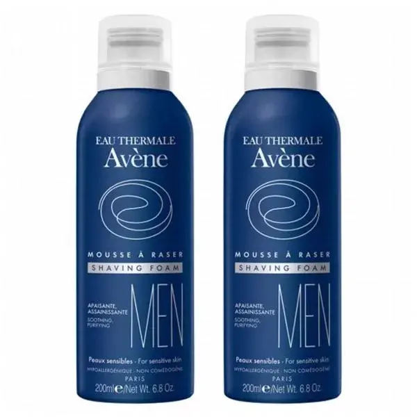 Avène Men Shaving Foam Pack of 2 x 200ml