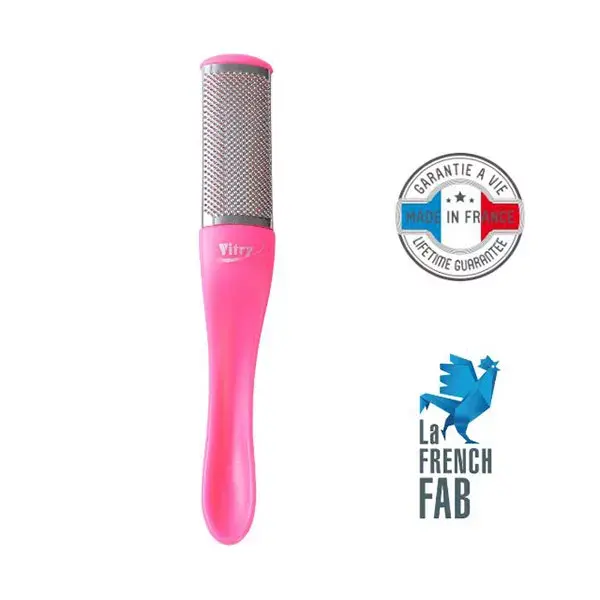 Vitry Râpe Plantaire 1 Tête Inox Fluo Rose