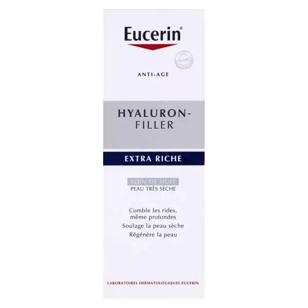 Eucerin Hyaluron-Filler Soin de Nuit Extra Riche Anti-Âge 50ml