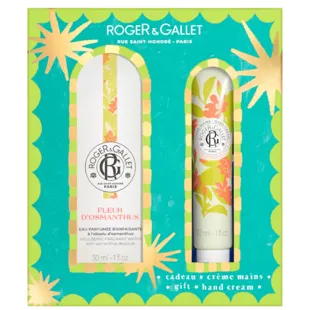 Roger&amp;Gallet Fleur d&#39;Osmanthus Caixa Água Perfumada 30 ml + Creme para Mãos 30 ml