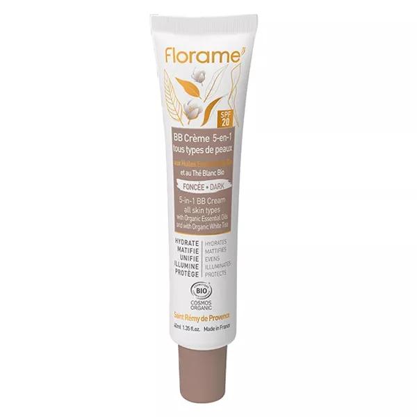 Florame BB Cream 5 in 1 SPF20 Dark Organic 40ml