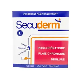 Secuderm Taille L  pansement secondaire 100% étanche - 20*30cm