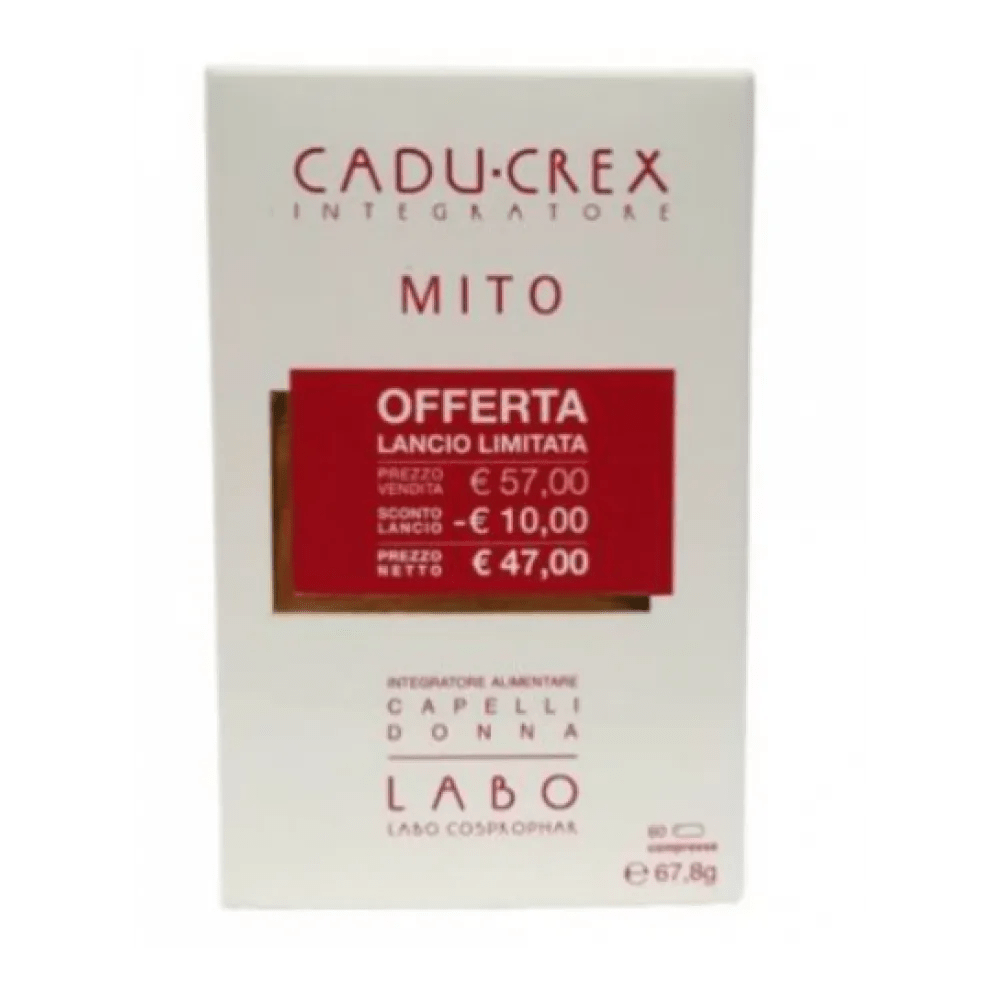 Cadu Crex Integratore Capelli Mito Donna 60 Compresse