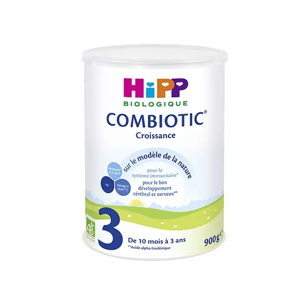 Hipp 3 Leche Combiotic Crecimiento Orgánica 10m-3 años 900g