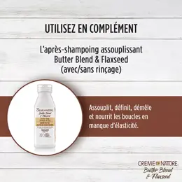 Creme of Nature Butter Blend & Flaxseed Shampoing Assouplissant 355ml