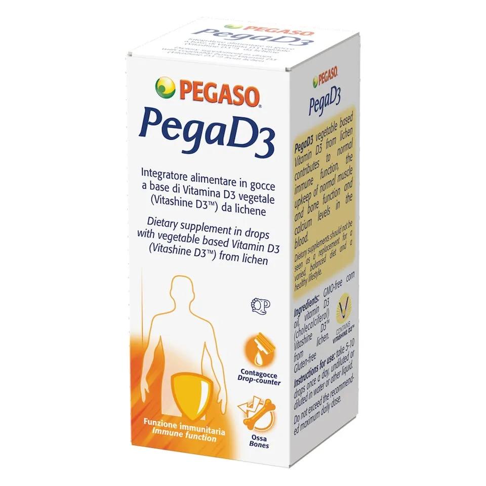 PegaD3 Gocce Integratore di Vitamina D3 20 ml