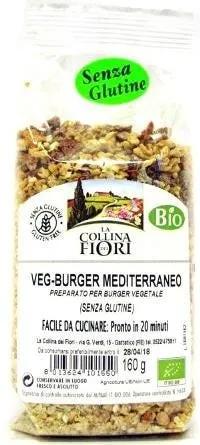 La Collina Dei Fiori Veg-Burger Mediterraneo Bio Senza Glutine 160 g