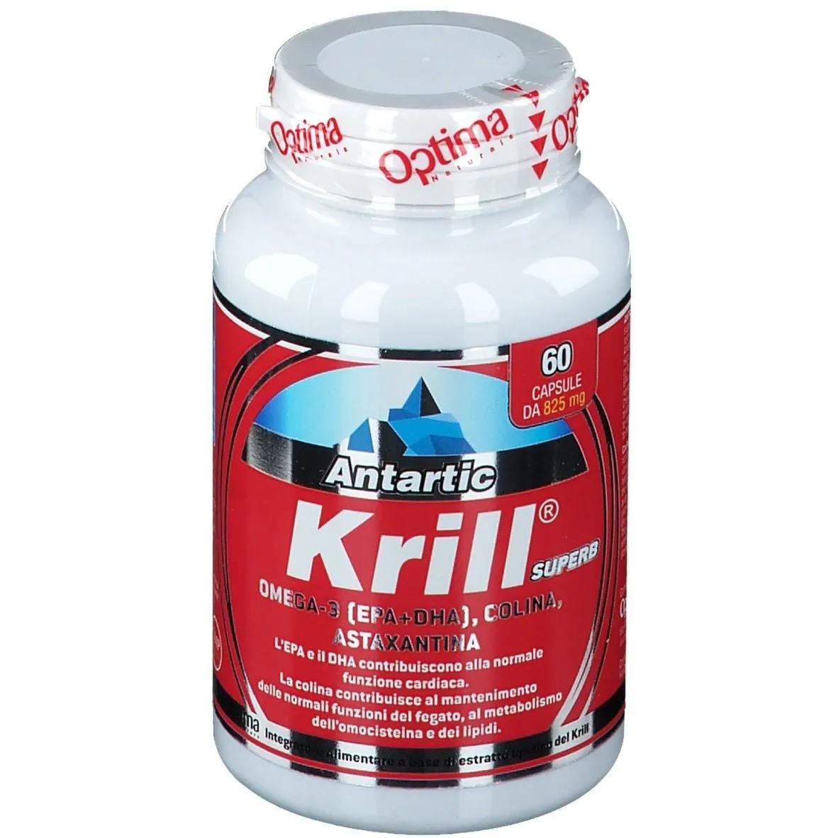 Optima Antartic Krill Superb Integratore di Acidi Grassi 60 Capsule