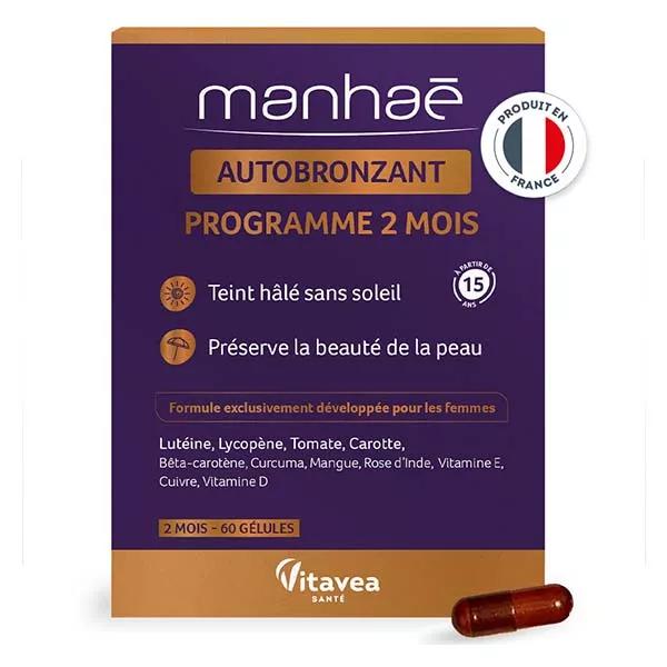 Manhaé - Autoabbronzante - 60 capsule