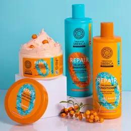 Natura Siberica Oblepikha O Après-shampoing Repair Kératine à l'argousier cheveux secs et abimés 400ml