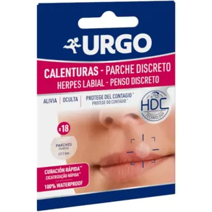 Urgo Lippenherpespflaster 18 Einheiten