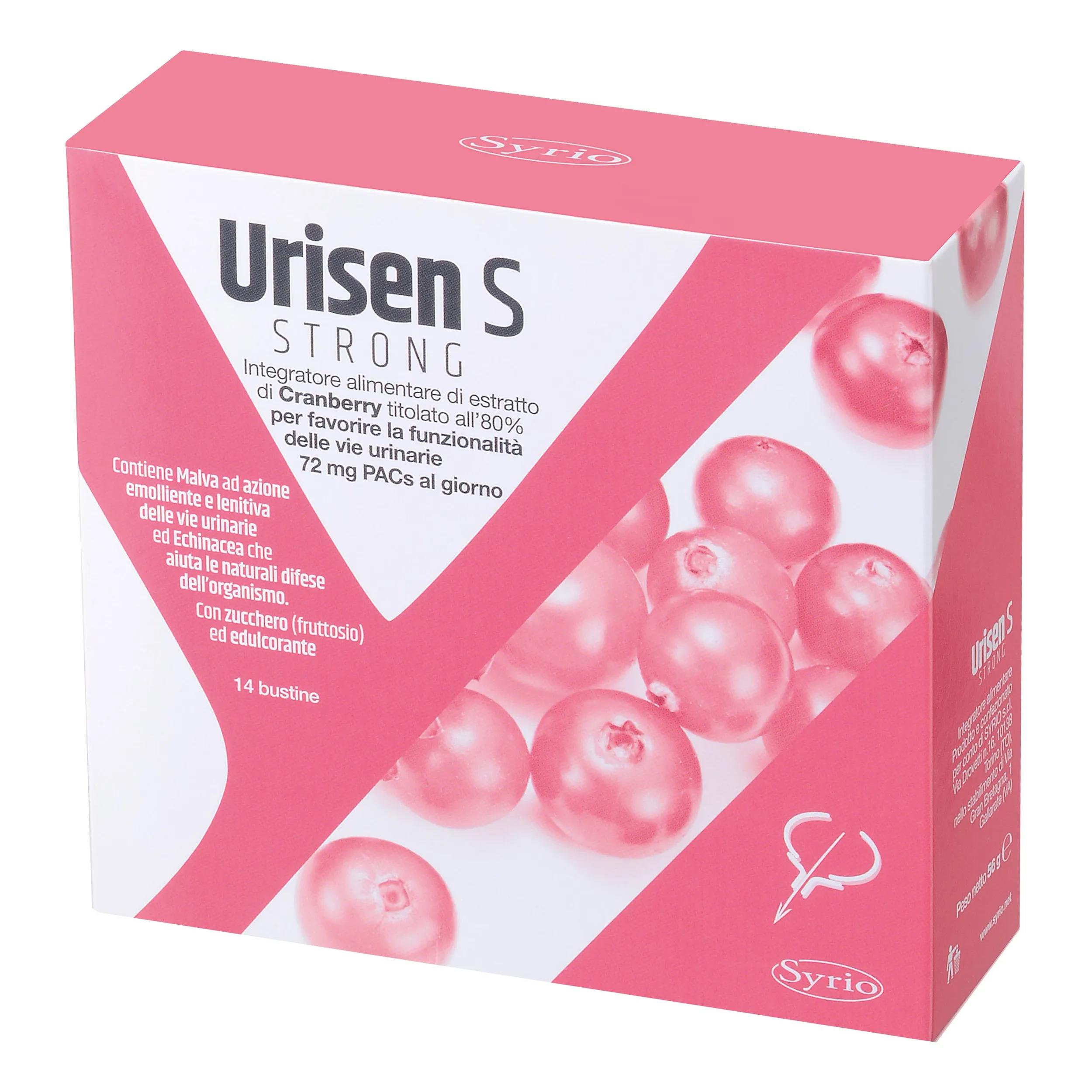 Urisen Plus Integratore Benessere Vie Urinarie 7+7 Bustine