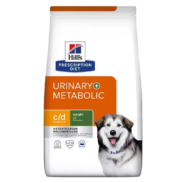 Hill's Prescription Diet Canine C/D Multicare Urinary + Metabolic Croquettes 1,5kg