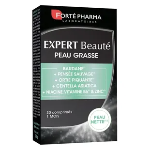 Forté Pharma Expert Beauty Pelle Grassa Bardana Centella Asiatica Zinco Ortica 30 compresse