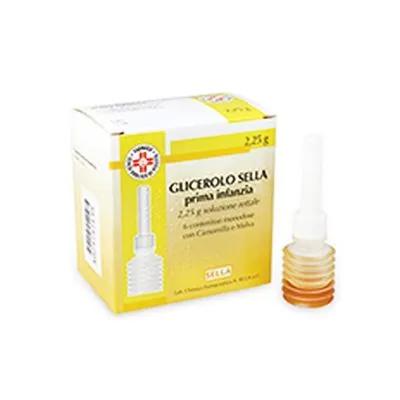 Glicerolo Sella Prima Infanzia 2,25g Soluzione Rettale 6 Contenitori Monodose con Camomilla e Malva