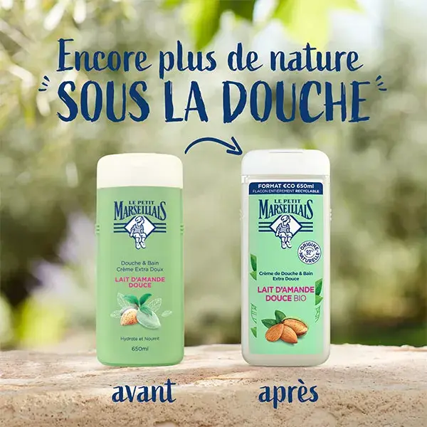 Le Petit Marseillais Douche & Bain Crème Extra Doux Amande Douce 650ml
