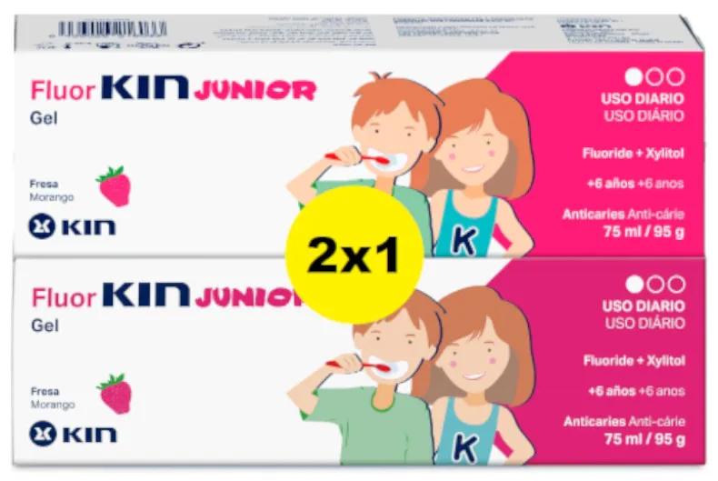 Kin Junior Fragola 2x75ml