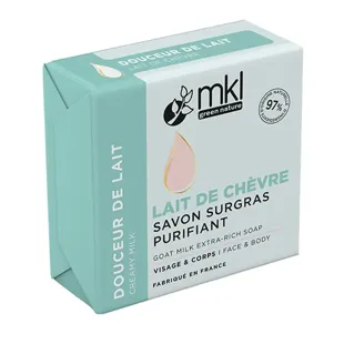 MKL Green Nature Lait de Chèvre Sapone Ultra Ricco Dolcezza di Latte 100g