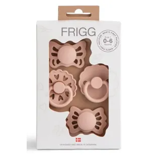 Mushie My First Pacifier Floral Heart Blush 0-6m 4 units
